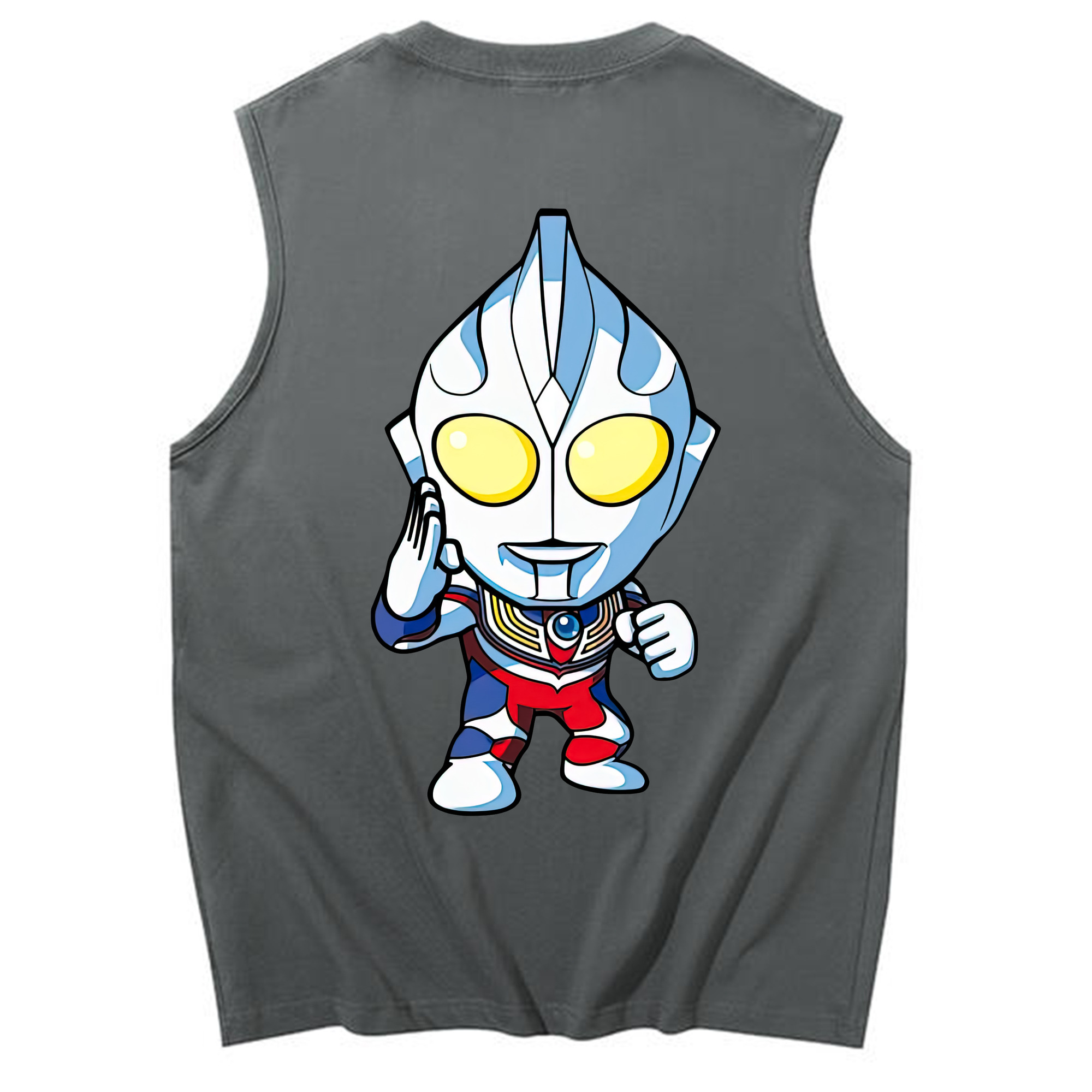 （画像用） ウルトラマン Ultraman コットン100％タンクトップ（背面プリント）